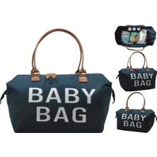 My Pioggia Baby Bag Lacivert Anne Bebek Bakım ve Mommy Kadın Çantası