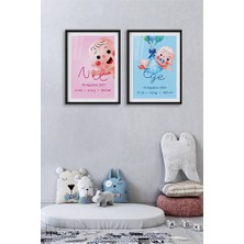 Özcanlar Çerçeve Çerçevesiz Bebek ve Çocuk Odası Mdf Tablo