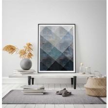 Özcanlar Çerçeve Çerçeveli Tablo Modern Sanatsal Çerçeveler - Tekli Çerçeve