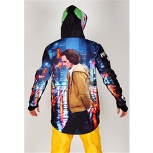 Snowsea Unisex Su Geçirmez Snowsea Kayak Hoodie Mont, Özel Tasarım Snowboard Mont Hoodie