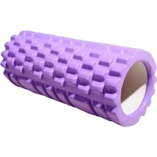 Zepca Mor 33 cm Foam Roller Pilates Yoga Masaj Özellikli Teker