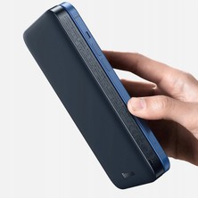 Baseus 10000 Mah 20W Kablolu Hızlı Şarj - 10W Wireless Kablosuz Qi Şarj Cihazı (Iphone Için Magsafe Uyumlu)Mavi