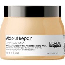 Loreal Professionnel Serie Expert Abslut Repair Yıpranmış Saçlar Için Onarıcı Şampuan 300 ml ve Serie Expert Abslut Repair Yıpranmış Saçlar Için Onarıcı Maske 250 ml