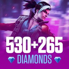 Garena Free Fire 530 + 265 Diamonds