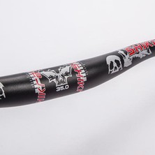 Strade Store Alüminyum Alaşım Yokuş Aşağı Dağ Bisikleti Gidon 31.8mm * 720 / 780MM Bisiklet Parçaları Siyah 720MM