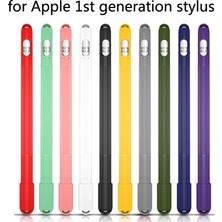 Zsykd Apple Kalem 1 Için 5 Adet Stylus Silikon Koruyucu Kılıf (Ordu Yeşil)  (Yurt Dışından)