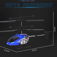 Sakuraa Mini USB Rc Alaşımlı Helikopter - Mavi (Yurt Dışından)