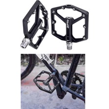 Strade Store Dağ Bisikleti Platformu Pedalları Mtb Bmx 9/16 Inç Hafif Pedal Siyah