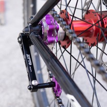 Strade Store Bisiklet Zinciri Gergi Tek Hızlı Zincir Dönüştürücü Bağlantı Elemanları Dönüştürmek Kasnak