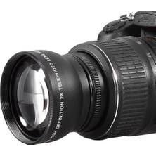 Prettiya Sony Dslr Kameralar Için 55 mm 2x Büyütme Telefoto Lens (Yurt Dışından)