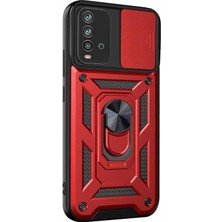 Microsonic Xiaomi Redmi 9t Kılıf Impact Resistant Kırmızı