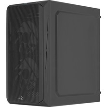 Aerocool CS-107 3X12CM Frgb Micro Atx  Mini Itx Siyah Oyuncu Bilgisayar  Kasası AE-CS107