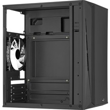 Aerocool CS-107 3X12CM Frgb Micro Atx  Mini Itx Siyah Oyuncu Bilgisayar  Kasası AE-CS107