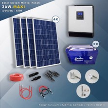 Matech 3 Kw Maxı Solar Paket Sistem (3000W/GÜN)