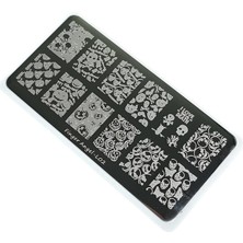 Aba Nails Nail Art Stamping Baskı Plakası FVL02