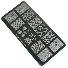 Aba Nails Nail Art Stamping Baskı Plakası FVL04