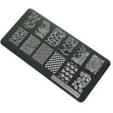 Aba Nails Nail Art Stamping Baskı Plakası VV15
