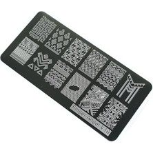 Aba Nails Nail Art Stamping Baskı Plakası VV16