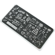 Aba Nails Nail Art Stamping Baskı Plakası VL03