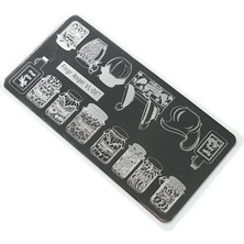 Aba Nails Nail Art Stamping Baskı Plakası VL07