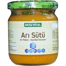 Aksu Vital Arı Sütü Polen Bal Karışımı 18.000 Mg