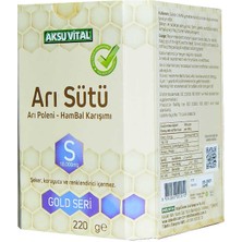 Aksu Vital Arı Sütü Polen Bal Karışımı 18.000 Mg