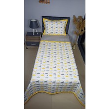 Tly Home Textiles Çift Taraflı Bulutlu Kapitone Yatak Örtüsü Takımı