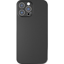 MobaxAksesuar Apple iPhone 13 Pro Kılıf 0.3mm Ultra Ince Hayalet Yumuşak Kapak Siyah
