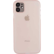 MobaxAksesuar Apple iPhone 11 Kılıf 0.3mm Ultra Ince Hayalet Yumuşak Kapak Pembe