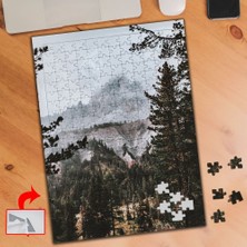 Asilmeydan Sisli Gökyüzü Altında Orman 240 Parça Puzzle Yapboz TABLO-463084