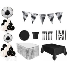 Dipak Beşiktaş Siyah / Beyaz Temalı Doğum Günü Seti