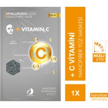 Nafima Hyalüronik Asit + Vitamin C Nanofiber Kuru Kozmetik Yüz MASKESI02