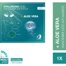 Nafima Hyalüronik Asit + Aloe Vera Nanofiber Kuru Gözaltı Maskesi