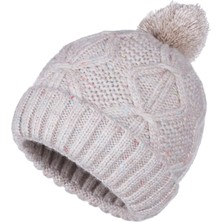 Fonem Kadın Ponponlu Pamuklu Filay Bere Fo 2654 Taş Rengi