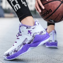 KIN Mor Erkekler Basketbol Ayakkabıları Sneakers Sports Ayakkabı Tpu Koruma (Yurt Dışından)