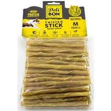 Delibon Deri Burgu Çubuk Orta Boy 100LÜ Paket Naturel