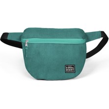 Coral High Deri Yeşil Bel Çantası