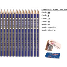 Faber-Castell Resim Kalemi Dereceli Kalem Seti Karakalem Seti 4h 3h 2h H Hb 13'lü Set