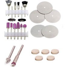 Nalburcuk 5326 Hobi Gravür Taşlama Makinesi Pimli Aksesuar Seti 24 Parça