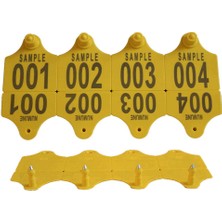 Farmena Büyükbaş Hayvan Kulak Küpesi Sarı 1-350 Arası