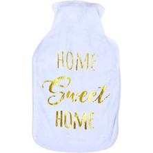 Beemedic Polar Kılıflı Termofor Sıcak Su Torbası Home Sweet Home Desenli