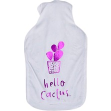 Beemedic Polar Kılıflı Termofor Sıcak Su Torbası Hello Cactus Desenli