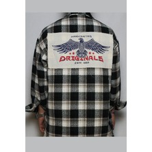 DeepArt Fashion Oversize Kareli Yeşil Siyah Oduncu Gömlek
