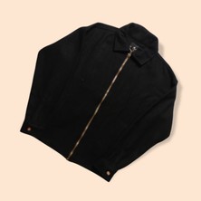 DeepArt Fashion Siyah Kaşe Ceket