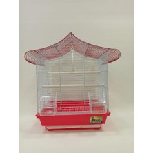 EuroGold Qh Muhabbet Kafesi 34 x 26 x 45 cm Kırmızı