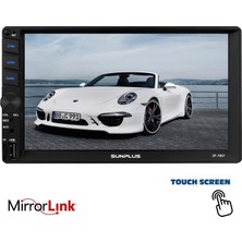 Sun Plus Double Teyp 7 4X55 Mirrorlink Bt/usb/sd/fm/aux 7 Renkli Kamera Hediye Sunplus SP-7007