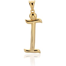 Bilezikci I Harfi Altın Kolye Ucu