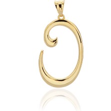 Bilezikci O Harfi Altın Kolye Ucu