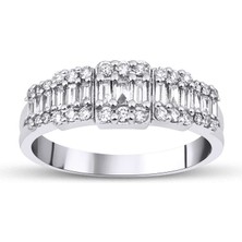 Mas Diamond 0,54 Karat Baget Yüzük