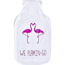 Beemedic Polar Kılıflı Termofor Sıcak Su Torbası We Flamingo Desenli
